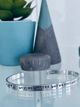 Load image into Gallery viewer, Personalised Sterling Silver Cuff