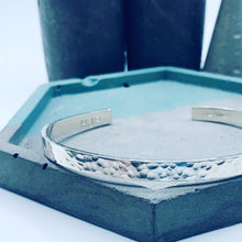 Load image into Gallery viewer, Personalised Sterling Silver Cuff
