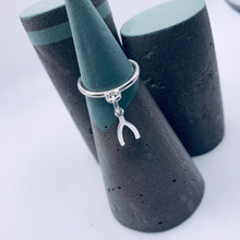 Load image into Gallery viewer, Lucky Charm - Sterling Silver Stacking Rings