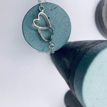 Load image into Gallery viewer, sterling silver heart necklace with personalisation