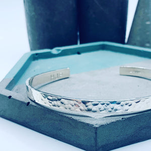 Personalised Sterling Silver Cuff